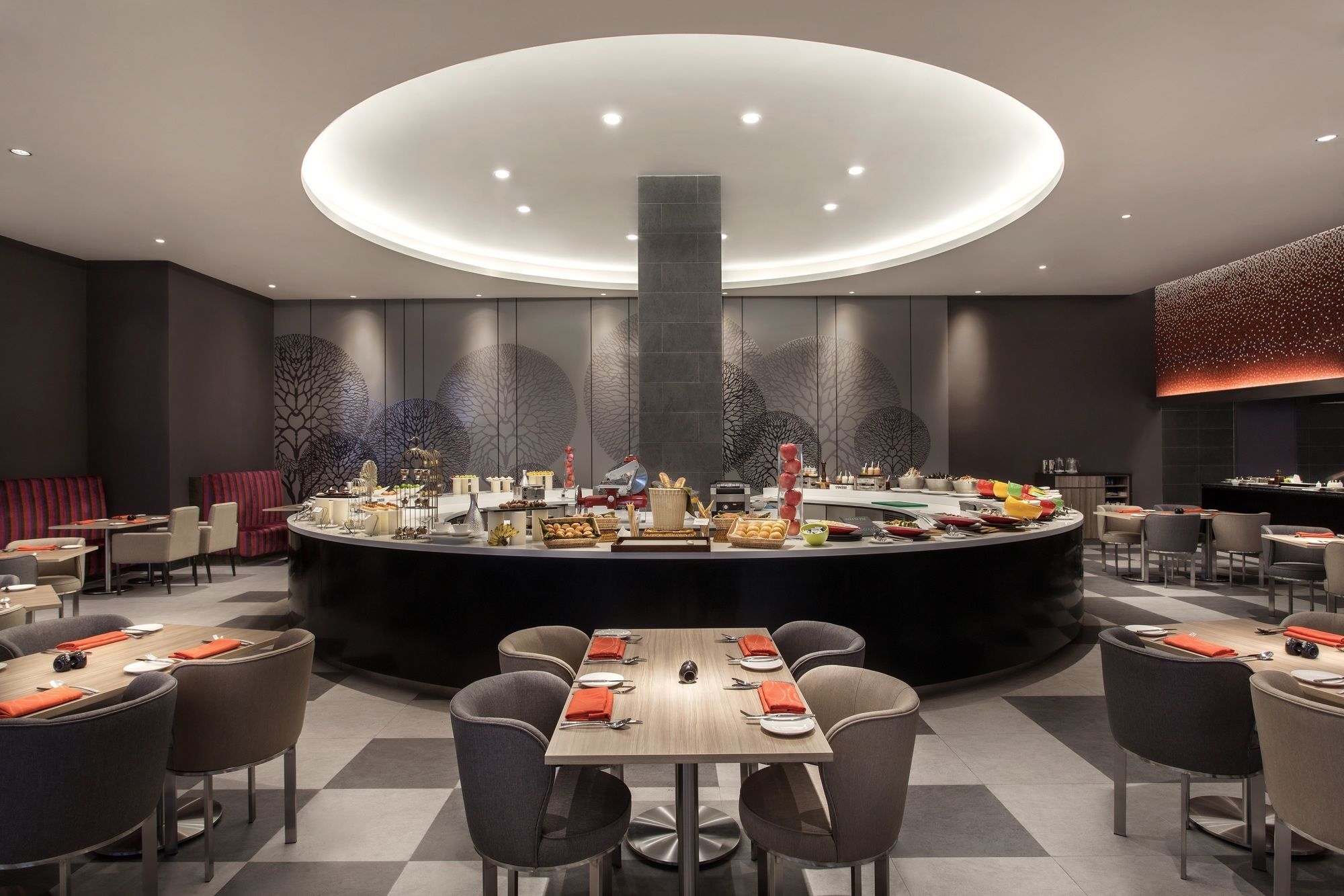Hotel Pullman Miri Waterfront Exterior foto The restaurant